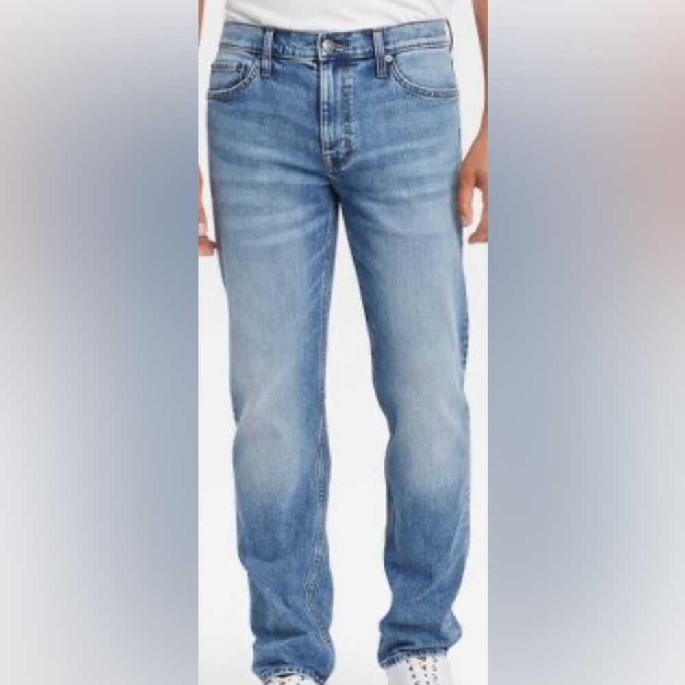 NWT Mens Goodfellow Blue Slim With Total Flex Straight Fit Jeans 
Size 32 X 34